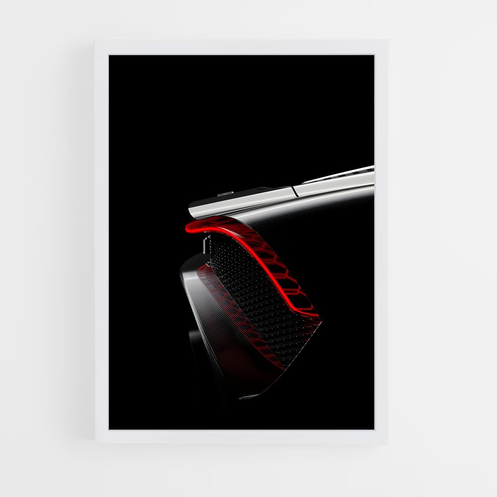 Poster La Voiture Mystérieuse – affiche Bugatti (vue 3)